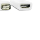 Qoltec Adapter Mini DVI męska | HDMI żeńska | 0.15m (2)