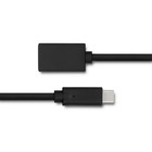 Qoltec Kabel USB 3.1 typ C męski | USB 2.0 typ A żeński | 0.25m (4)