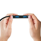 Qoltec Hub Adapter USB-C 3.1 5w1 | 4x USB 3.0 | micro USB (8)